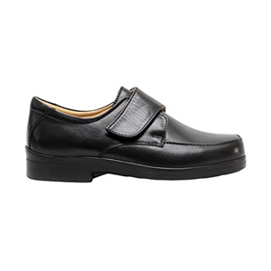 Roamers Mens Extra Wide Fitting Touch Fastening Casual Shoes (11 UK) (Black)