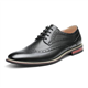 Bruno Marc Mens Dress Oxfords Shoes, Men's Lace-ups Ghillie Brogues Formal Shoes, Men in Smart Casual, Wedding, Boss, Work, Business,Size 11,Black,Prince-3