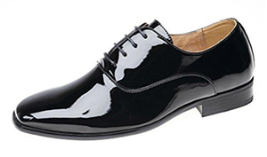 Mens Evening / Uniform / Oxford shoes Black Patent size 10