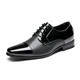 Bruno Marc Men's Patent Tuxedo Dress Shoes Classic Lace-up Formal Oxfords, Wedding and Business,Size 8,Black-Pat,SBOX2404M
