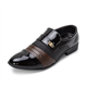 Men's Loafers Moccasins Formal Dress Shoes Leather Oxfords Brogues Shoes Smart Brown Shoes Size 10
