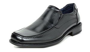 Bruno Marc Men's Leather Lined Square Toe Dress Loafers Shoes,Size 7,Black,GOLDMAN-02