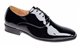 Mens Evening / Uniform / Oxford shoes Black Patent size 9