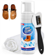 Jevvu Suede Cleaner, Suede and Nubuck Shoe Cleaning Kit with Brush, Removes Dirt and Stain, Gentle Cleaning for Canvas, Nubuk, Suede, Leather, Sneaker