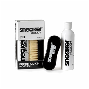 SneakerBuddy® Trainer & Shoe Cleaning Kit – Non-Abrasive Sneaker Cleaner with Durable Ergonomic Brush – Safe for Leather, Suede, Mesh, Canvas & More – Perfect for Cleaning All Footwear