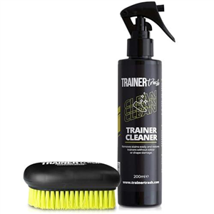 Trainer Trash Shoe Cleaning Kit – Includes Powerful Shoe Cleaner Spray and Premium Shoe Brush – Ideal for Trainers, Sports Shoes, Suede Boots, and More