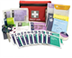 Lewis-Plast Premium 92 Piece First Aid Kit - Safety Essentials for Travel, Car, Home, Camping, Work, Hiking & Holiday Red , Small
