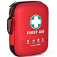 First Aid Kit - 170 Pieces Hard Case and Lightweight - Includes Instant Cold Pack,Emergency Blanket for Travel, Home, Office, Vehicle