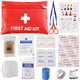 Medi Mini First Aid Kit, 14 kinds74 Pieces Small First Aid Kit for Travel, Home, Office, Vehicle, Workplace, Camping & Outdoor (Red)