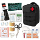 DAJILI First Aid Kit, Emergency Survival Trauma Kit First Aid Bag First Aid Molle Pouch for Home Car Holiday & Workplace, Includes Bandages, Tourniquet, Shear and Essentials for Everyday Situations