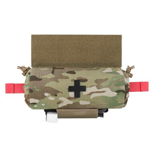 KRYDEX GEAR Tactical First AID Trauma Roll Up Medic Pouch EMT IFAK Dangler Drop Dump Pouch for Vest Chest Rig