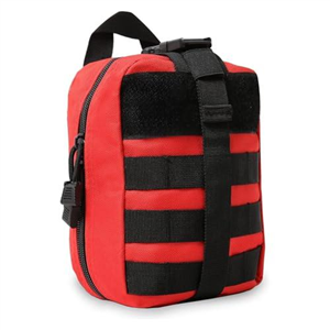 BITUOR First Aid Bag, Individual First Aid Kit Pouch, Molle Rip-Away EMT Medical Emergency Survival Bag Suitable for Home Workplace Camping Travel Molle First Aid Kit (Red)