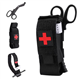 3pcs Tourniquet Kit, Includes Tourniquet & Molle Tourniquet Holder Pouch & EMT Shears Tactical Combat Torniquetes Medical Shears Pouch Bag for Outdoor First Aid
