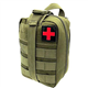 Wolike First Aid Bag Empty Tactical Medical Pouch EMT Emergency Survival Kit Outdoor Travel Molle Rip-Away EMT for Medical Multipurpose Waist Pack Military Utility kit (ArmyGreen)