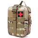 Angeer Tactical First Aid Kit – Portable Molle Pouch Emergency Bag with Compartment for Outdoor Survival, Hiking, Camping Gear (CP)