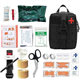 Mineup 54 PCS First Aid Kit, Emergency Trauma Kit First Aid Bag, Jumbo Trauma Bag, First Aid Molle Pouch for Home & Workplace Includes Bandages, Tourniquet & Essentials for Everyday Situations(Black)