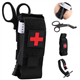 LYPPUL 3pcs Tourniquet Kit, Tactical Emergency Strap, First Aid Combat Trauma Kit, Includes Tourniquet, Medic Shears, Molle Tourniquet Holder Pouch, for Hiking Camping Travel Home Outdoor Sports