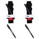 2 Pack Tourniquets, VEGCOO Outdoor Emergency Tourniquet Tactical Emergency Strap Hemostatic Bandage with 2 Marker Pen, Portable Tourniquet First Aid for Camping Hiking Mountaineering Outdoor Sports