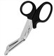 Tuff Cut Scissors Tough Shears First Aid Nurse Paramedic Emergency EMT for Nurses, Doctors, Firefighters, Paramedics (Black, Small 5.5'')