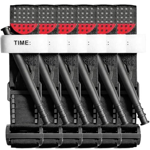 Mineup 6 Pack Tourniquet, 38 Inch Hemostatic Bandage, Outdoor Emergency Tourniquet, Tourniquet Emergency Strap, Portable Tourniquet First Aid, Tactical Emergency Strap for Camping Mount Outdoor Sports