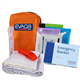 EVAQ8 Outdoor Worker Personal Trauma First Aid Kit in Orange Belt Bag IFAK