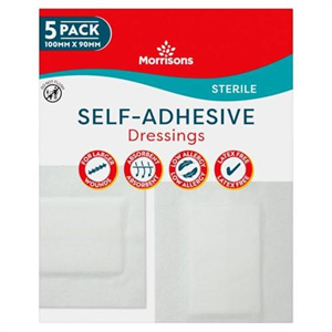 Morrisons Self Adhesive Dressing, 5 Dressings