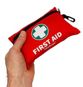 it's Smart Premium First Aid Kit 110 Pieces - for Travel Essentials, Hiking, Home, Camping and Car - Includes Emergency Blanket, Plasters, Bandages, Eyewash and Other First Aid Essentials - Red