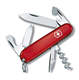 Victorinox Spartan Swiss Army Knife, Camping Pocket Knives, Medium, Multi Tool, 12 Functions, Blade, Bottle Opener, Red