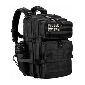 LHI Military Tactical Backpack for Men and Women 45L Large waterproof Rucksack for School, Hiking, Trekking, Hunting