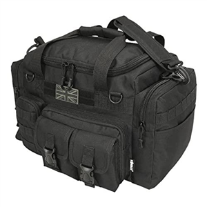 *New* Kombat Tactical Saxon 35 Litre Holdall Black - Police Security Special Forces Car Patrol Bag Kit Pack
