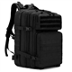 CINGHI LUSSO Military Backpack 45L Tactical Backpack Rucksack for Men Hiking Backpack Mens Tool Backpack for Travelling Work Bag Ruck Sacks Adult Men Survival Bag