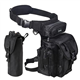 Jueachy Multifunctional Drop Leg Waist Bag Tactical Military Thigh Hip Outdoor Pack for Motorcycling Hiking Traveling Fishing Tool Pouch, Black