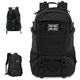 VIHARYEM 30L Military Tactical Backpacks Molle Army Assault Pack 3 Day Bug Out Bag Laptop Bag for Hiking Treeking Black Hunting Rucksack with 2 Flag Patches and Bottle Holder (Black)