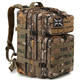 QT&QY 45L Military Tactical Hunting Backpacks for Men Camouflage Molle Army Assault Pack 3 Day Bug Out Bag Hiking Treeking Rucksack