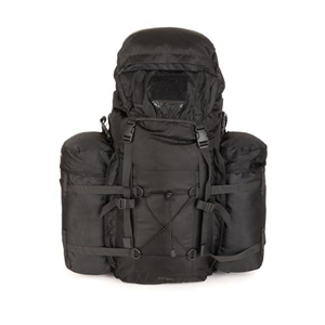 Snugpak Bergen WGTE 100L Tactical Backpack with Detachable 15L Side Pouches – 600D Nylon, Ventilated Padded Back and Shoulder Straps – Hydration Compatible Military Rucksack - Black
