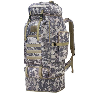 Lizbin 100L Camping Hiking Backpack, Military Tactical Backpack Molle Rucksack, Extra Large Hiking Backpack, Water Resistant Hiking Daypack, Outdoor Sports Backpack, Adjustable Sport Bags (Camouflage)