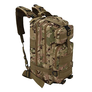 XJYMCOM 30L Tactical Backpack Large Capacity Army Rucksacks Assault Pack Polyester Hiking Rucksack for Men for Camping Travelling Climbing and Other Outdoor Activities 43 * 25 * 22cm (CP Camouflage)