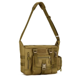 HUNTVP Messenger Bag, Tactical Cross Body Laptop Bag Men Military Shoulder Bags for Men Women Work Travelling Camping Hiking Outdoor (Brown)