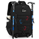 RAINSMORE Military Tactical Backpack Large Hiking Camping Rucksack 40L Water Resistant Molle Hunting Trekking Rucksack Black