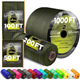 TECEUM Paracord Type III 550 Army Green – 15 m – 4mm – Tactical Rope MIL-SPEC – Outdoor Para Cord – Camping Hiking Fishing Gear and Equipment – EDC Parachute Cord – Strong Survival Rope (50ft) 010