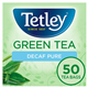 Tetley Green Tea Decaffeinated 50 Tea Bags 100G