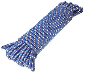 toolzone TD053 12 mm x 30 m Multipurpose Utility Rope - Multi-Colour