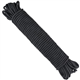 KINGLAKE Black Nylon Rope 6mm, 30m Braided Cord Hanging Rope String for Camping, Survival, Gardening, Bundling, Workshop, Outdoor Multipurpose Utility