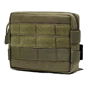 TRIWONDER Tactical Molle Belt Pouch Military Utility Admin Pouch EDC Gadgets Tool Bag Molle Accessories for Hiking Hunting (Green - 1 Pcs)