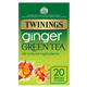 Twinings Green Tea Ginger 20 Tea Bags 40G