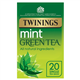Twinings Green Tea Mint 20 Tea Bags 40G