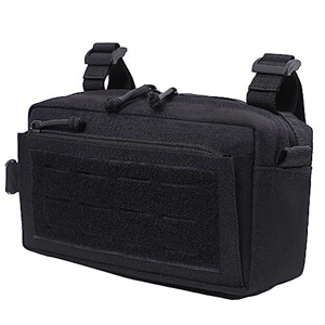 Azarxis Tactical Pouch Molle EDC Pouches Utility Admin Tools Bag Military Gadget Waist Pack Belt Pouch for Hunting Hiking Camping (Black)