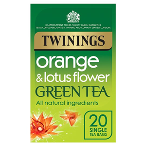 Twinings Green Tea Orange 20 Tea Bags 40G