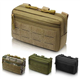 VIIDOO Molle Admin Pouch Coyote Brown, Tactical Military Admin Molle Pouches of Laser Cut Design for Backpacks Vest Belt
