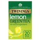 Twinings Green Tea Lemon 20 Tea Bags 40G